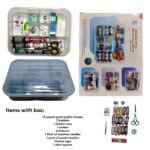 Sewing machine accessories box