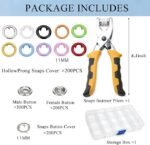 Metal Snaps Buttons with Fastener Plier - Image 6
