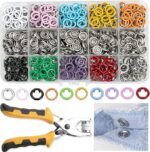 Metal Snaps Buttons with Fastener Plier