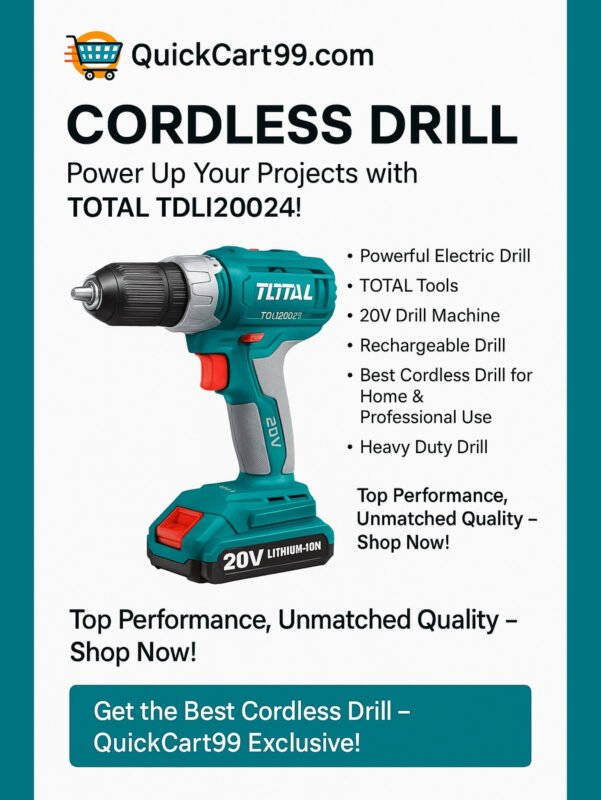Total 20V Cordless Drill