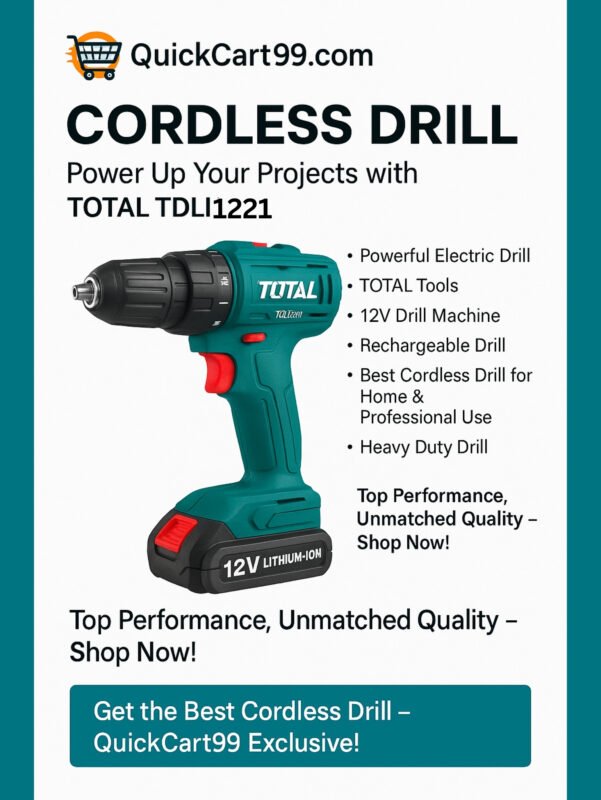Total Cordless Drill 12V