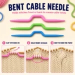 Knitting and Crochet Needle Set with Stitch Holders