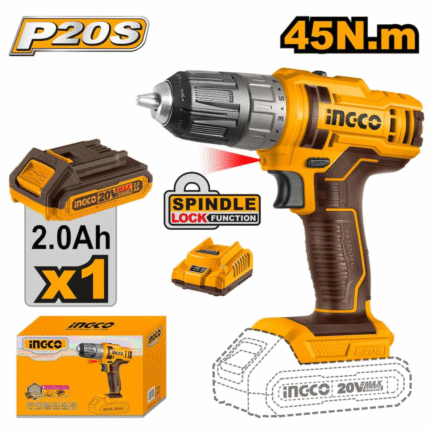 INGCO cordless drill, 20V @ QuickCart99