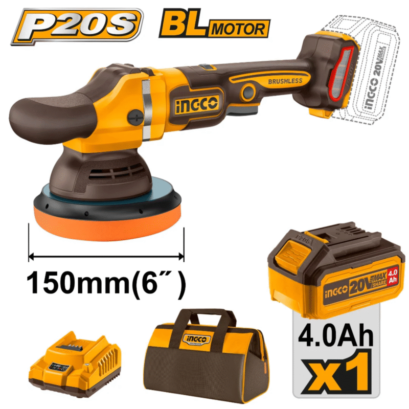 INGCO cordless Polisher 150mm @ QuickCart99