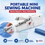 Portable Mini Sewing Machine Pakistan for quick clothing repairs and easy stitching