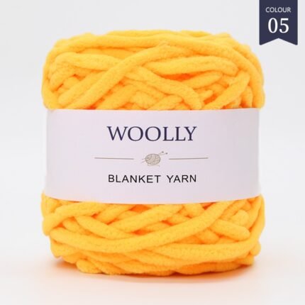 Yellow WOOLLY Blanket Yarn