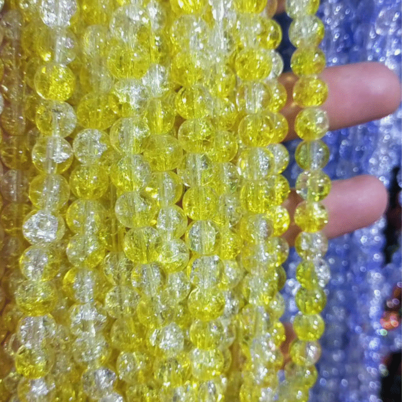 2 tone dew drop crystal beads @ quickcart99