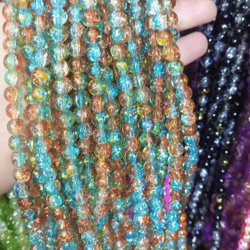 2 tone dew drop crystal beads @ quickcart99