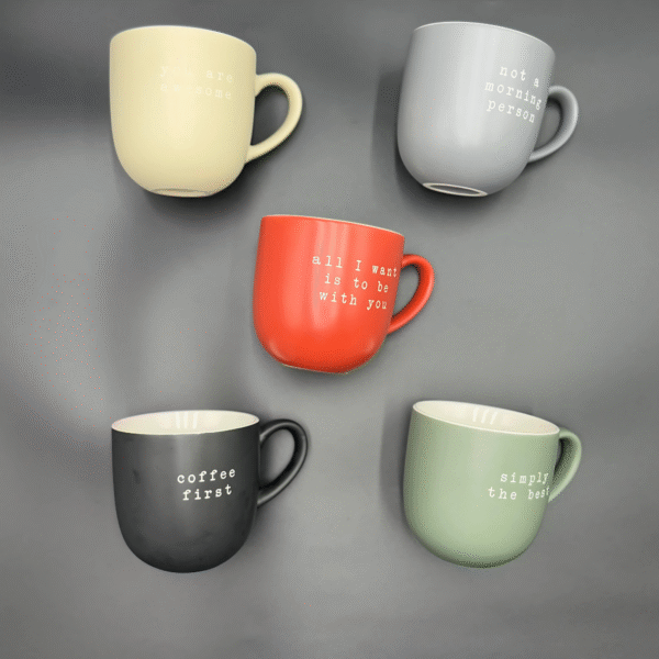 ASA Germany Sweet Saying Matte Mugs 150g | Coffee & Tea