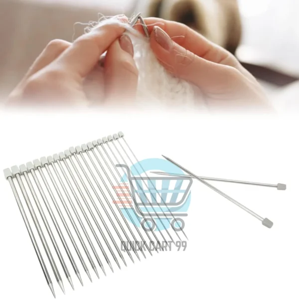 Knitting Needles 2mm to 10mm – 13 Sizes