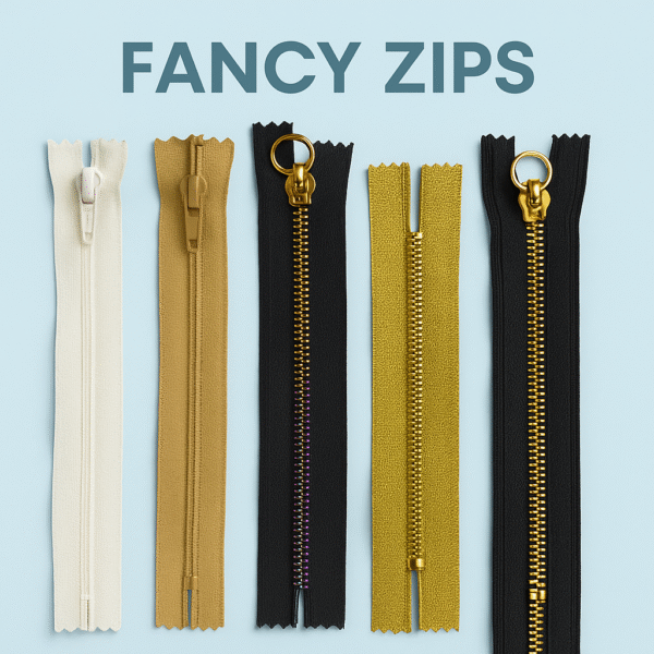 Fancy Zips for Sewing & Crafting