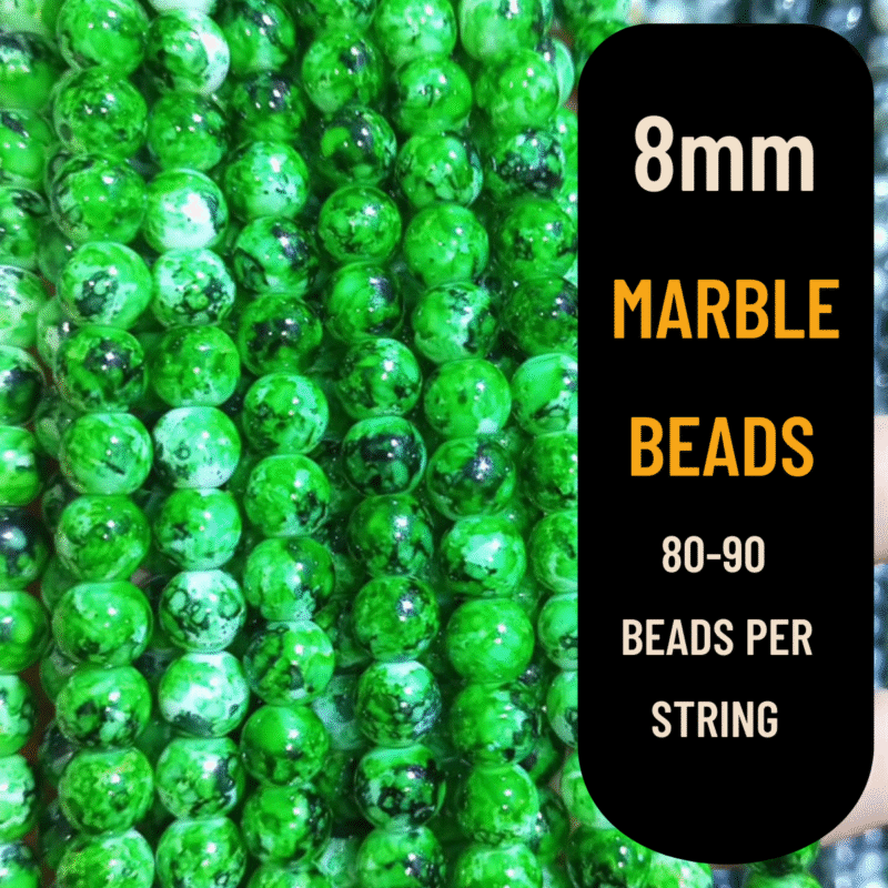 Cool Green Marble Beads QuickCart99