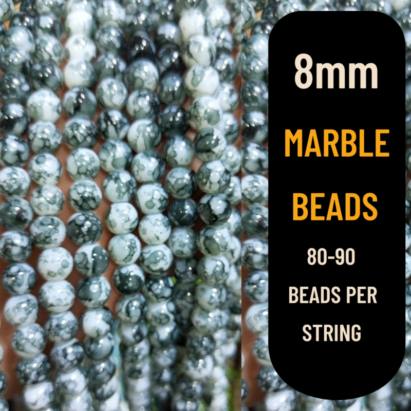 Snowflake lite Marble Beads QuickCart99