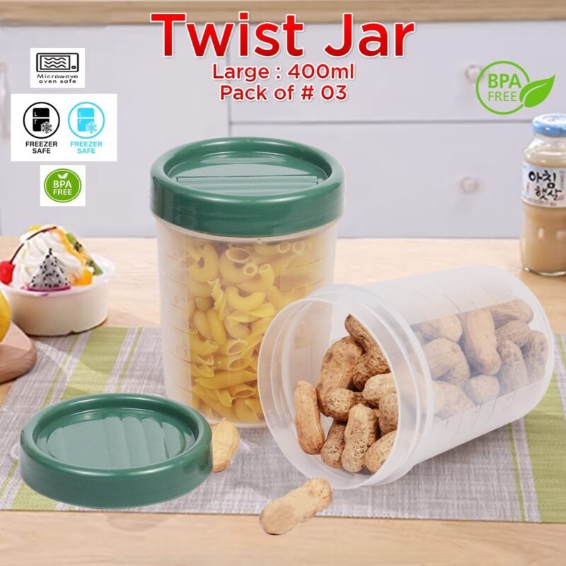 twist jar 400ml @ Quickcart99