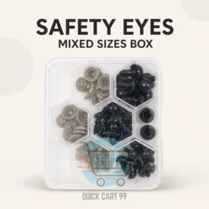 Safety Eyes for Amigurumi with secure washers in assorted sizes
