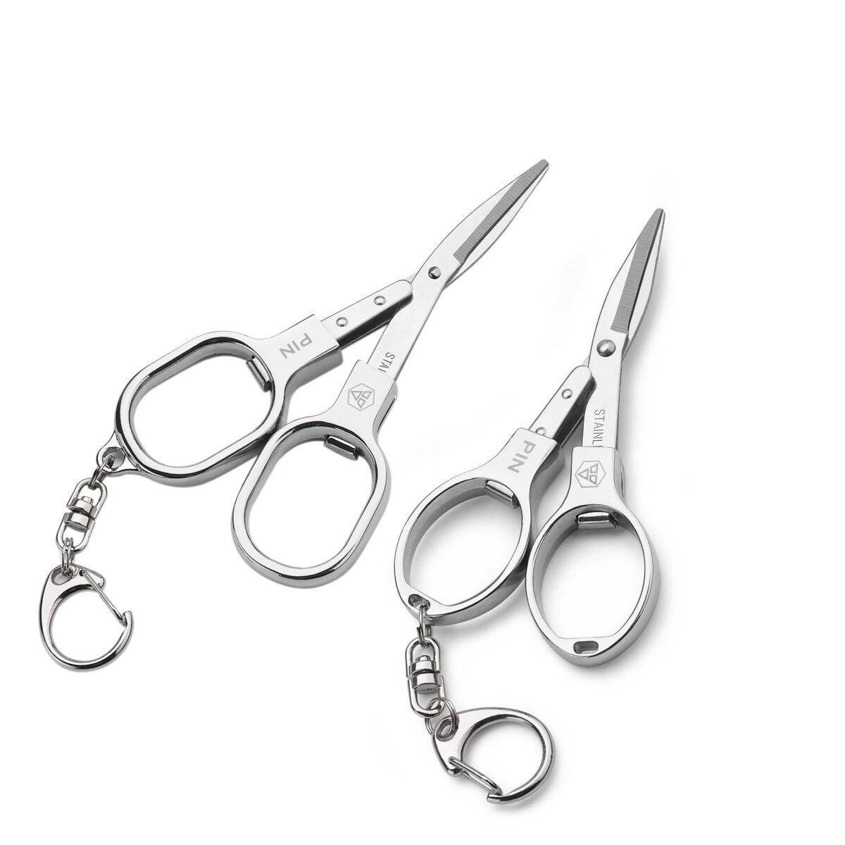 PIN Folding Mini Scissors | Portable Keychain Travel Tool - Image 3