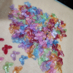 Multi Acrylic Butterfly Charms 30pcs - Image 2