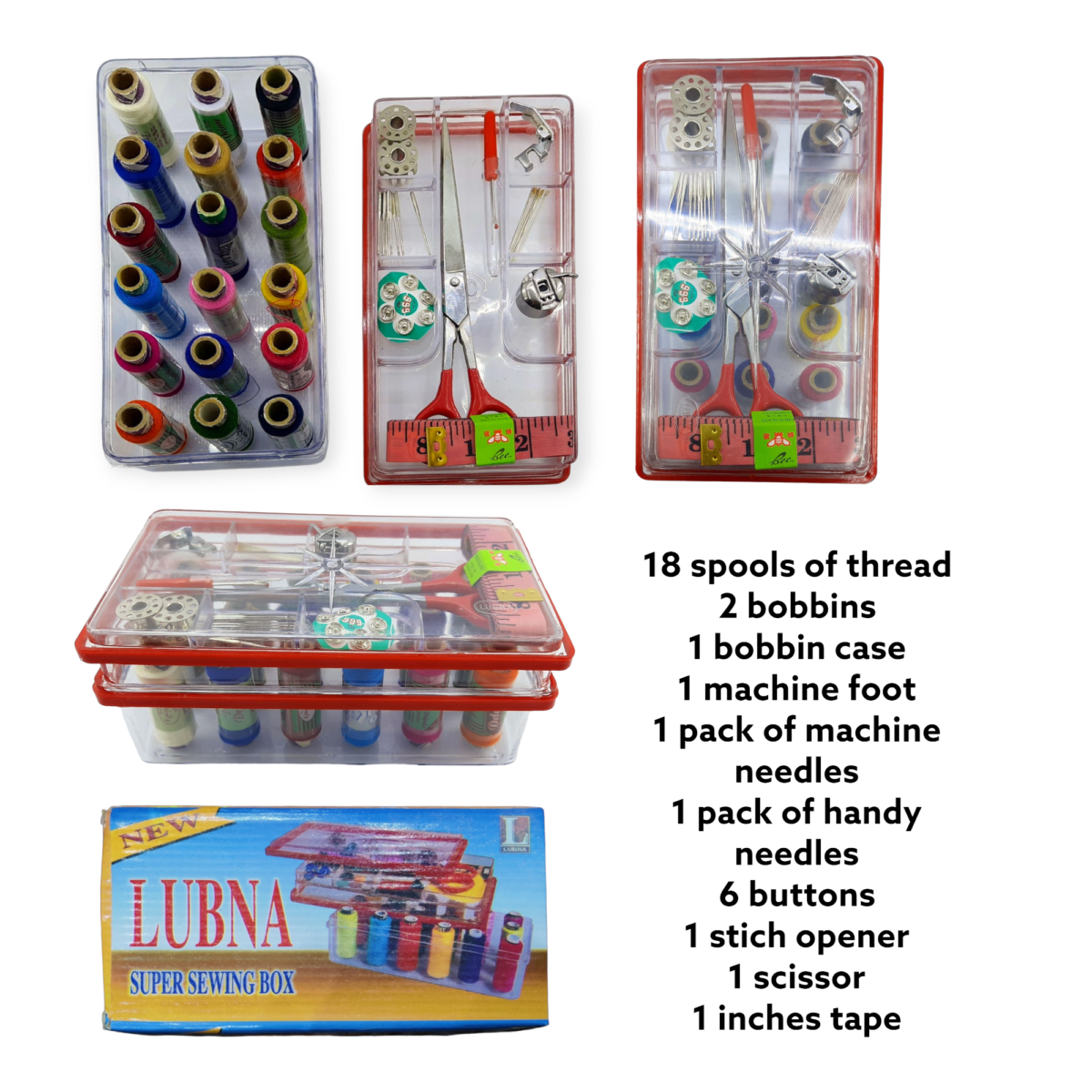 Lubna Super Sewing Box
