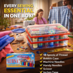 Ultimate 2-Layer Sewing Kit Organizer Box - Image 2