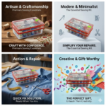 Ultimate 2-Layer Sewing Kit Organizer Box - Image 3