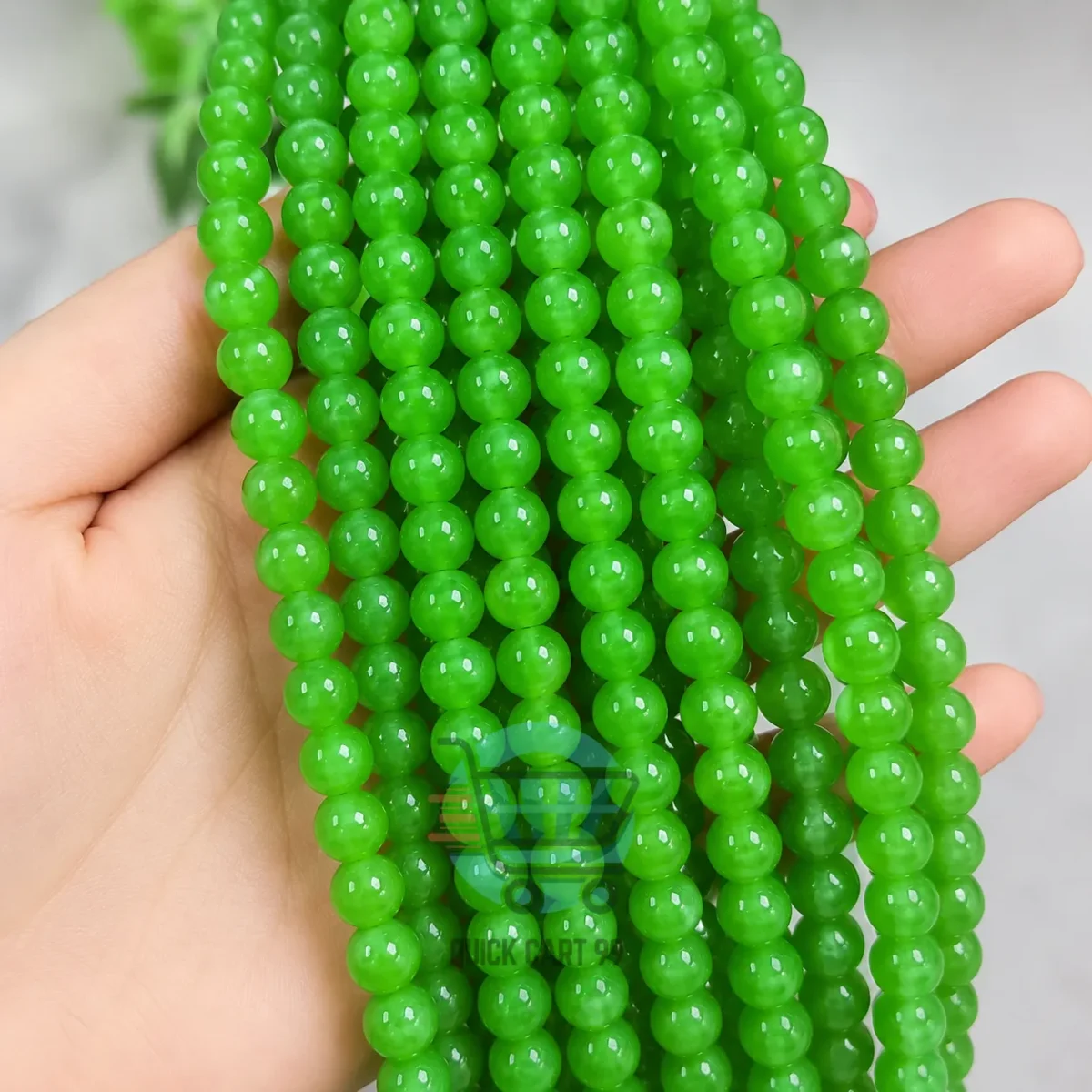 Glossy Marble Beads for jewellery making in multiple colours