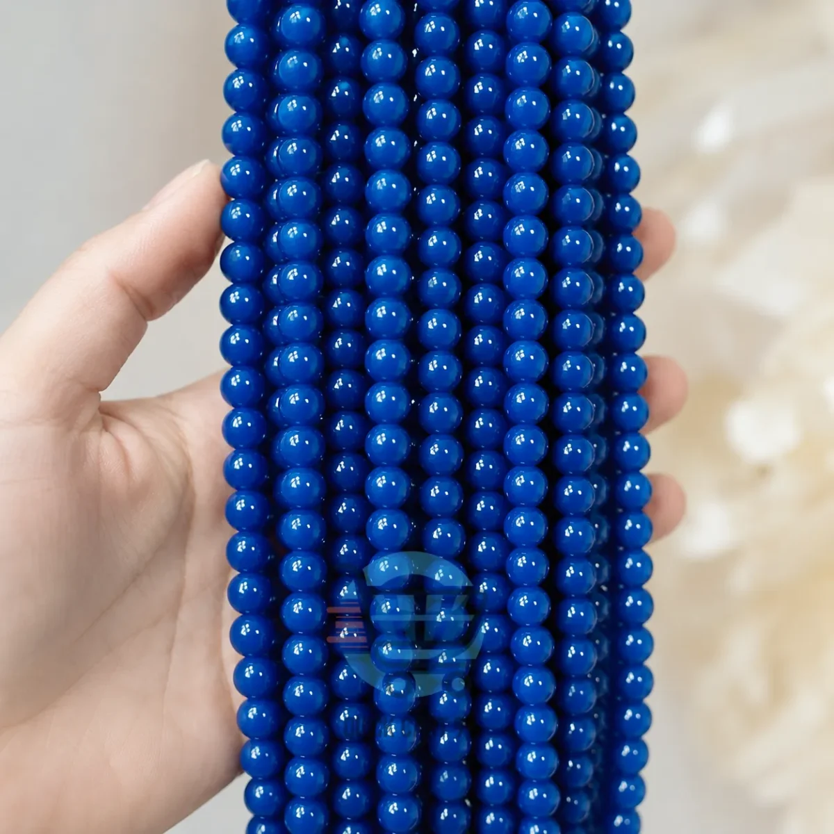Glossy Marble Beads for jewellery making in multiple colours