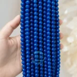 Glossy Marble Beads for jewellery making in multiple colours