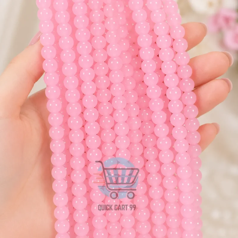 Glossy Marble Beads for jewellery making in multiple colours