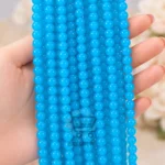 Glossy Marble Beads for jewellery making in multiple colours