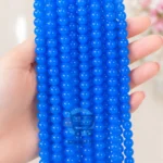 Glossy Marble Beads for jewellery making in multiple colours