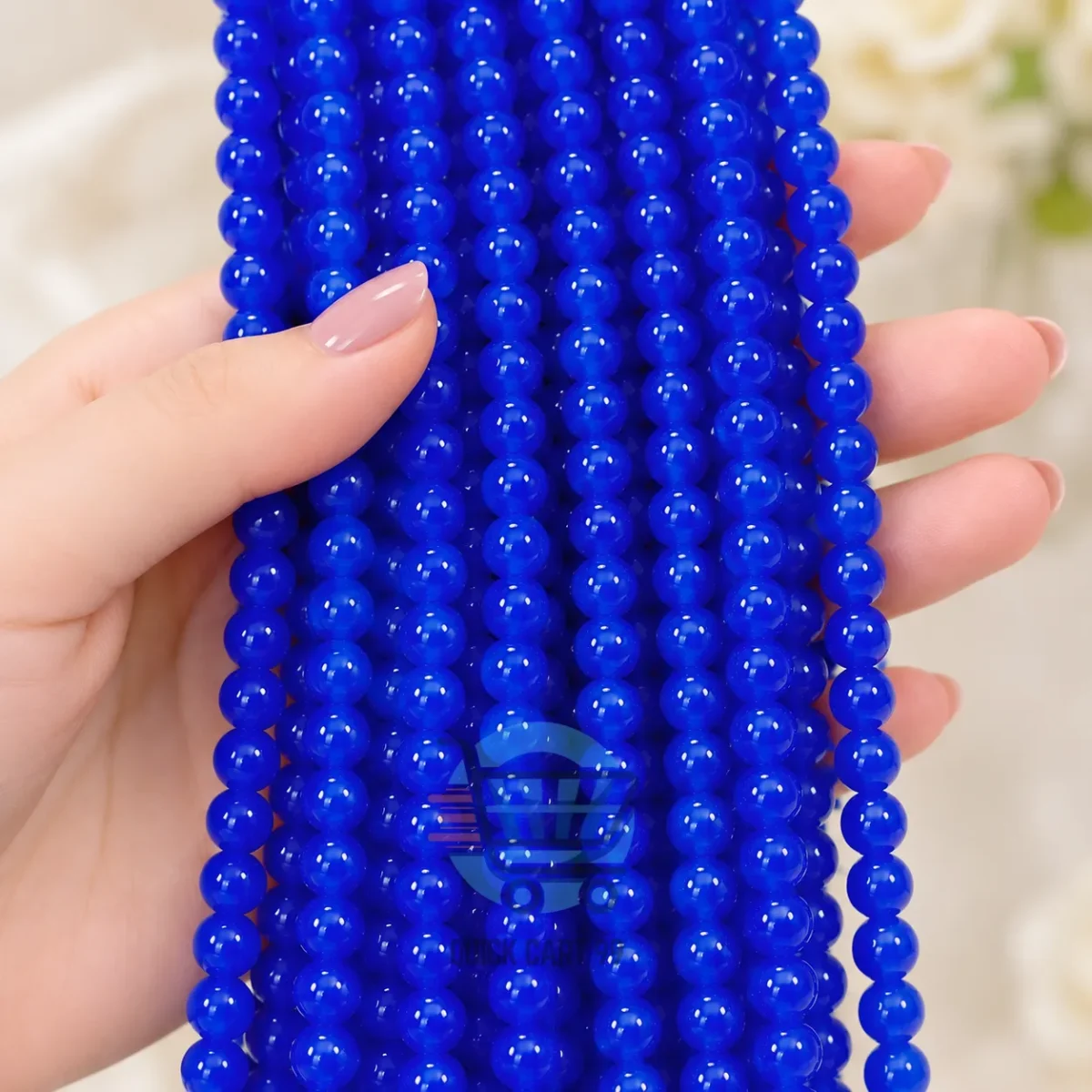 Glossy Marble Beads for jewellery making in multiple colours