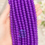 Glossy Marble Beads for jewellery making in multiple colours