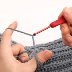 Maroon Crochet hooks