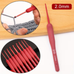 Maroon Crochet hooks