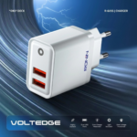 Ronin R-6055 Voltedge Charger | 2.4A Dual USB Auto-ID