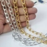 Purse Chain Silver & Golden