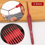 Maroon Crochet hooks