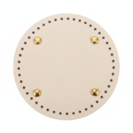 SKIN-Leather Bag Base Round