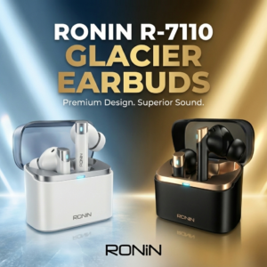 Ronin R-7110 Glacier Earbuds | ANC + ENC