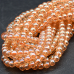 Golden Transparent beads