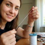 White Elastic Stretch String Cord Thread