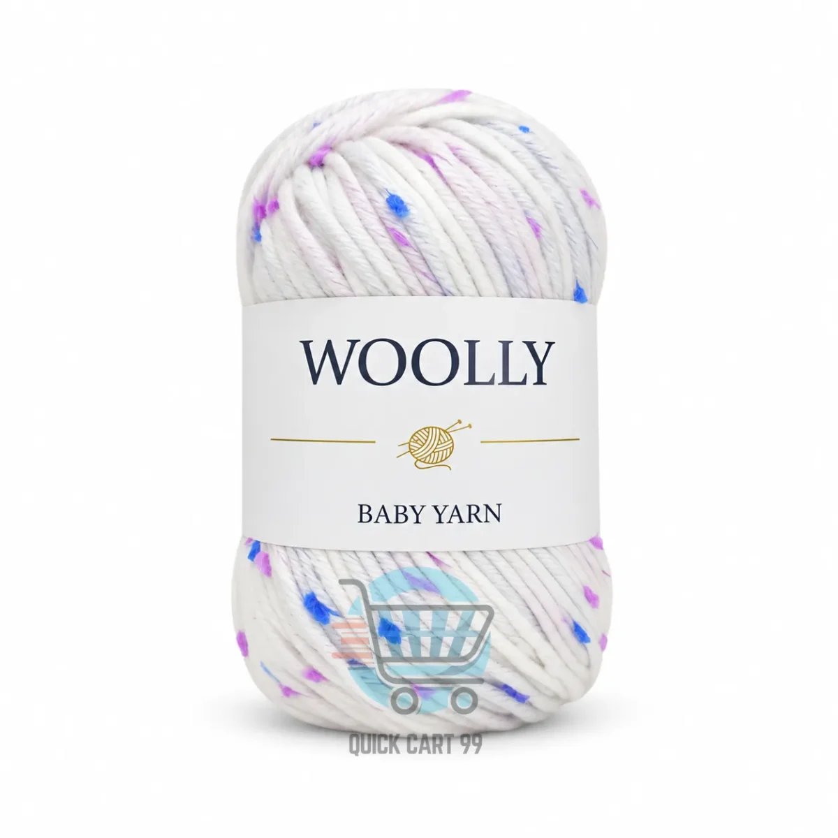 Woolly Baby Yarn Ball in soft milk fiber blend