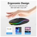 HP W10 Dual Mode Wireless Mouse – Bluetooth 5.0 & 2.4GHz USB - Image 7