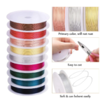 Multicolor Copper Jewelry Wire 10 Rolls