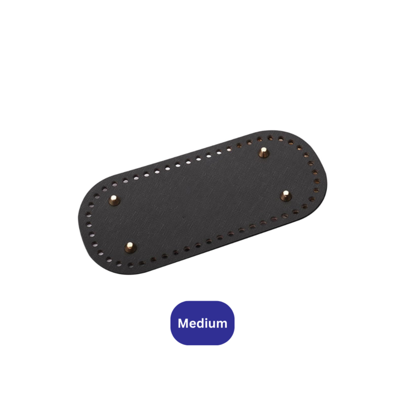 Leather Bag Base Round