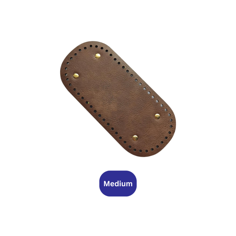 Leather Bag Base Round