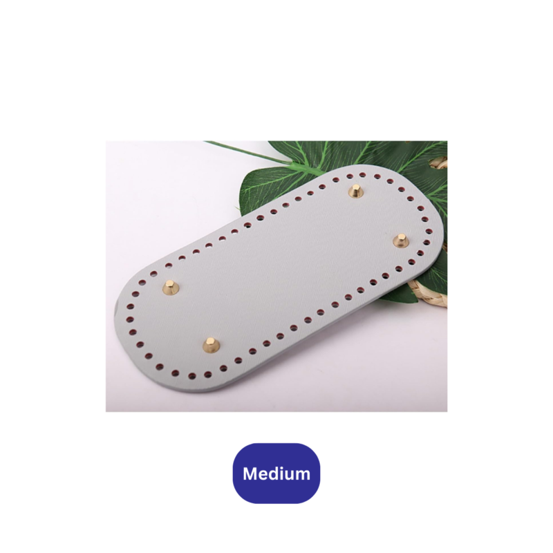 Leather Bag Base Round