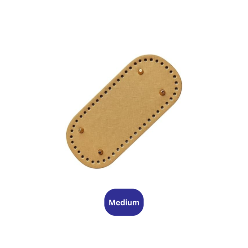 Leather Bag Base Round