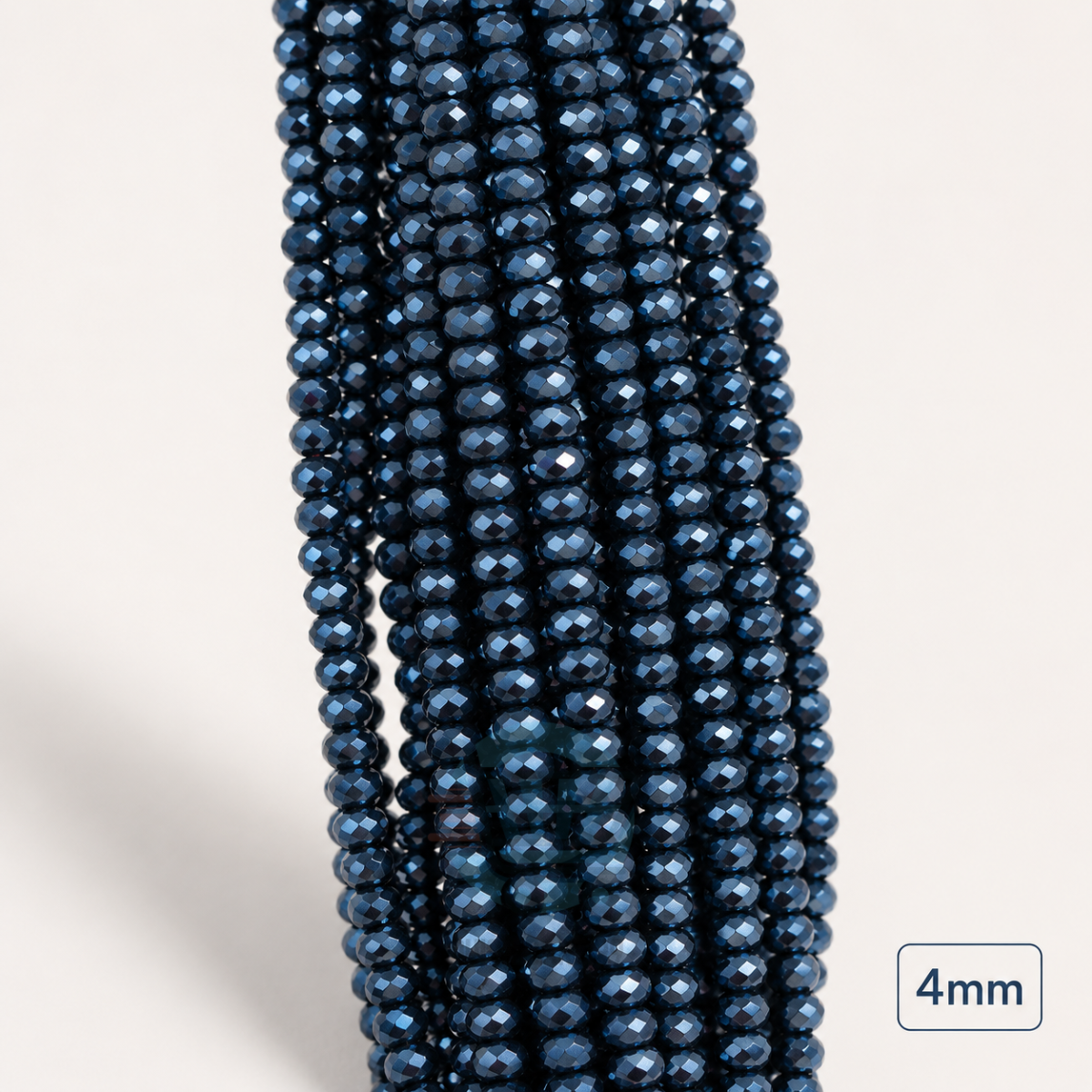 4mm Crystal Beads for jewelry making with faceted sparkling finish in multiple colors