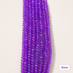 4mm Crystal Beads for jewelry making with faceted sparkling finish in multiple colors
